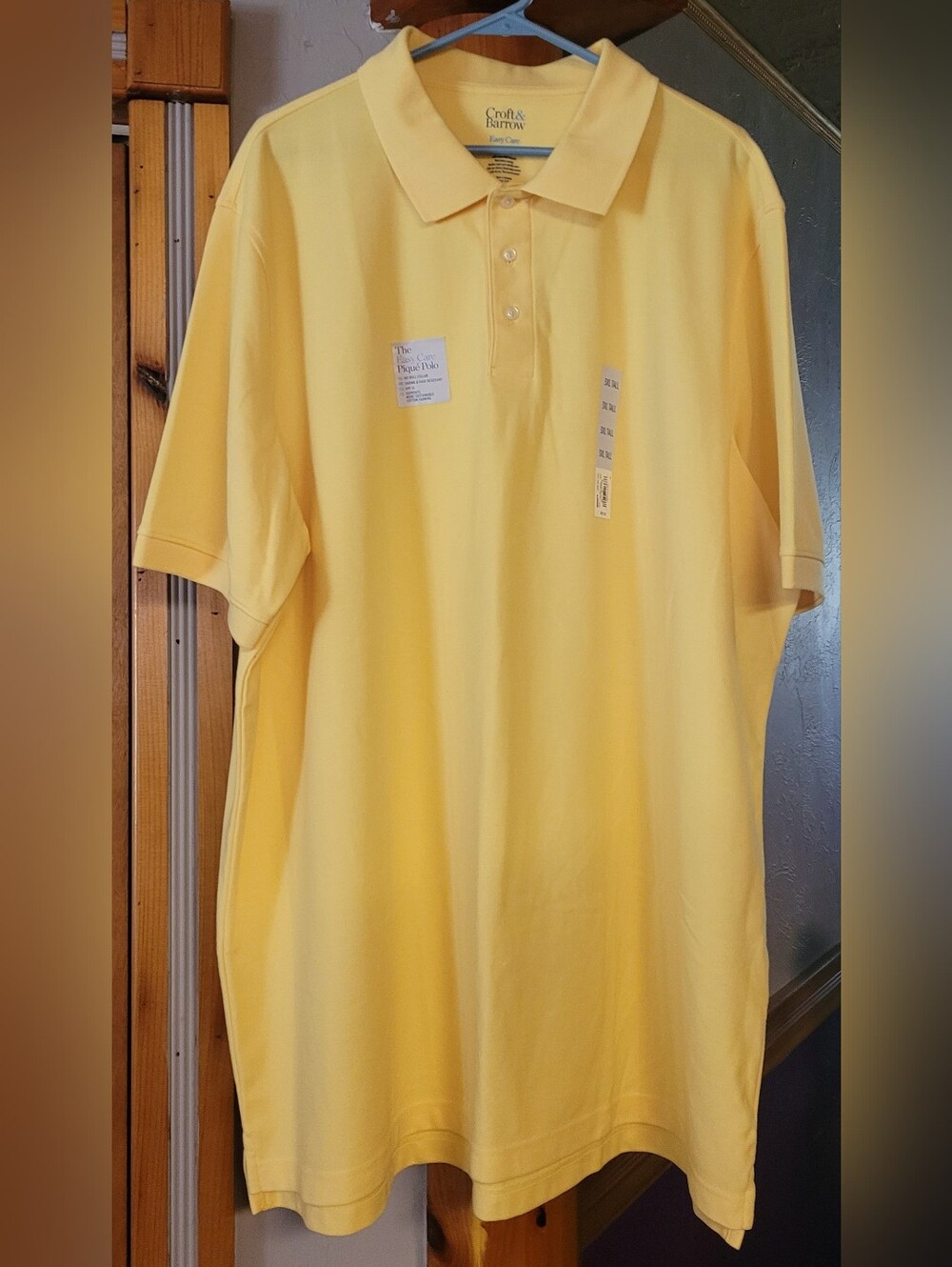 Croft & Barrow Yellow Polo Shirt